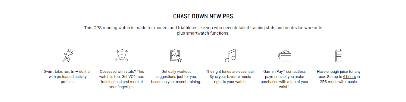 Features of the Garmin Forerunner 745